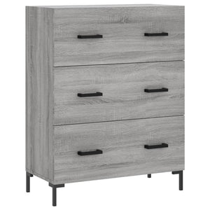 Ντουλάπι Γκρι Sonoma 69,5 x 34 x 180 εκ. Επεξεργασμένο Ξύλο