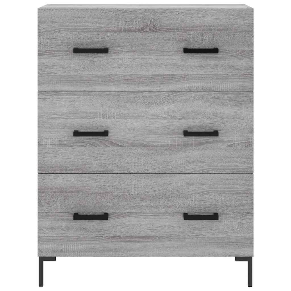 Ντουλάπι Γκρι Sonoma 69,5 x 34 x 180 εκ. Επεξεργασμένο Ξύλο