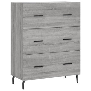 Ντουλάπι Γκρι Sonoma 69,5 x 34 x 180 εκ. Επεξεργασμένο Ξύλο