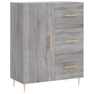 Ντουλάπι Γκρι Sonoma 69,5 x 34 x 180 εκ. Επεξεργασμένο Ξύλο