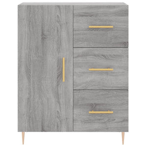 Ντουλάπι Γκρι Sonoma 69,5 x 34 x 180 εκ. Επεξεργασμένο Ξύλο