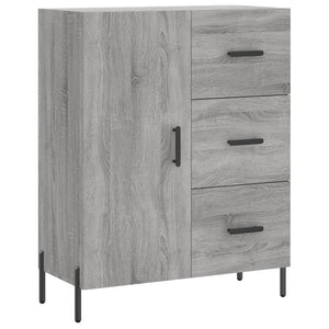 Ντουλάπι Γκρι Sonoma 69,5 x 34 x 180 εκ. Επεξεργασμένο Ξύλο - Pakobazaar