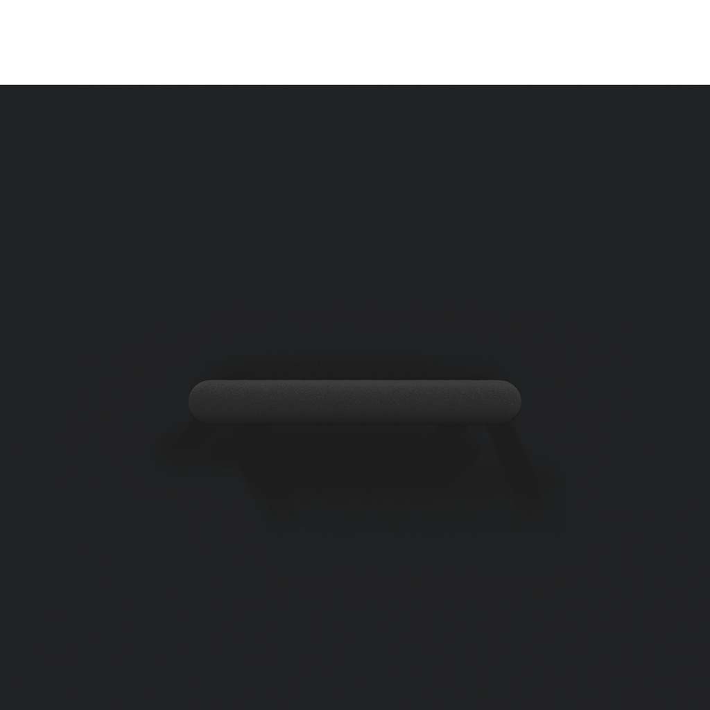 Ντουλάπι Μαύρο 69,5x34x180 εκ. από Επεξεργασμένο Ξύλο