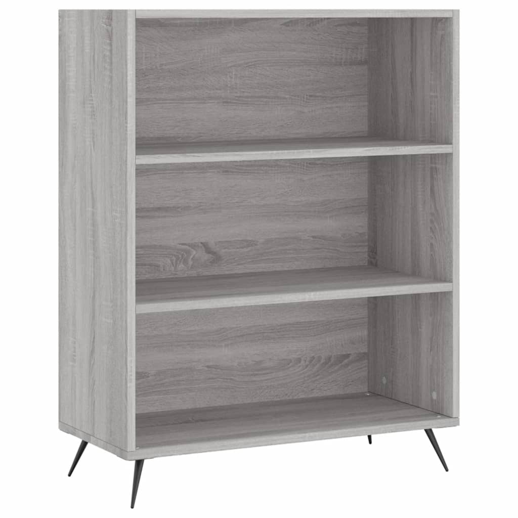 Ντουλάπι Sonoma Γκρι 69,5x32,5x180 εκ. Επεξεργασμένο Ξύλο