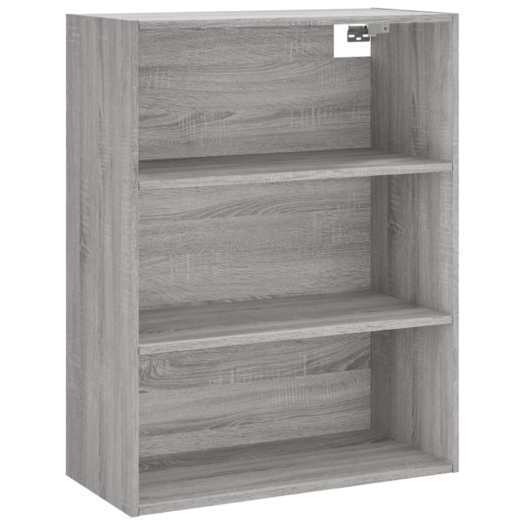 Ντουλάπι Sonoma Γκρι 69,5x32,5x180 εκ. Επεξεργασμένο Ξύλο