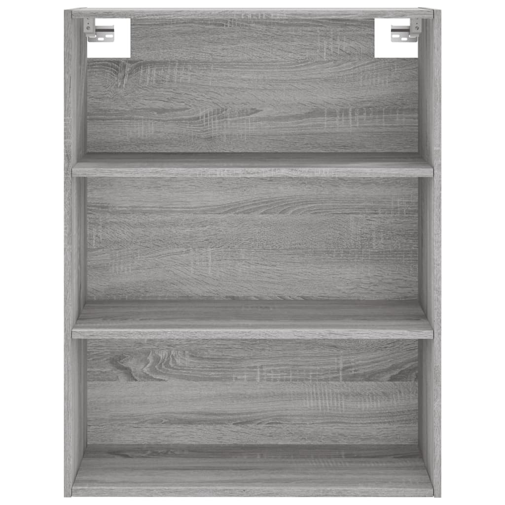 Ντουλάπι Sonoma Γκρι 69,5x32,5x180 εκ. Επεξεργασμένο Ξύλο