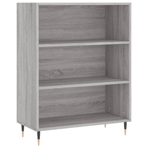 Ντουλάπι Sonoma Γκρι 69,5x32,5x180 εκ. Επεξεργασμένο Ξύλο