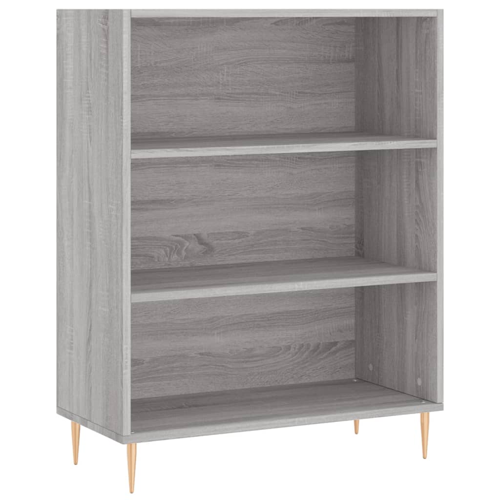 Ντουλάπι Sonoma Γκρι 69,5x32,5x180 εκ. Επεξεργασμένο Ξύλο