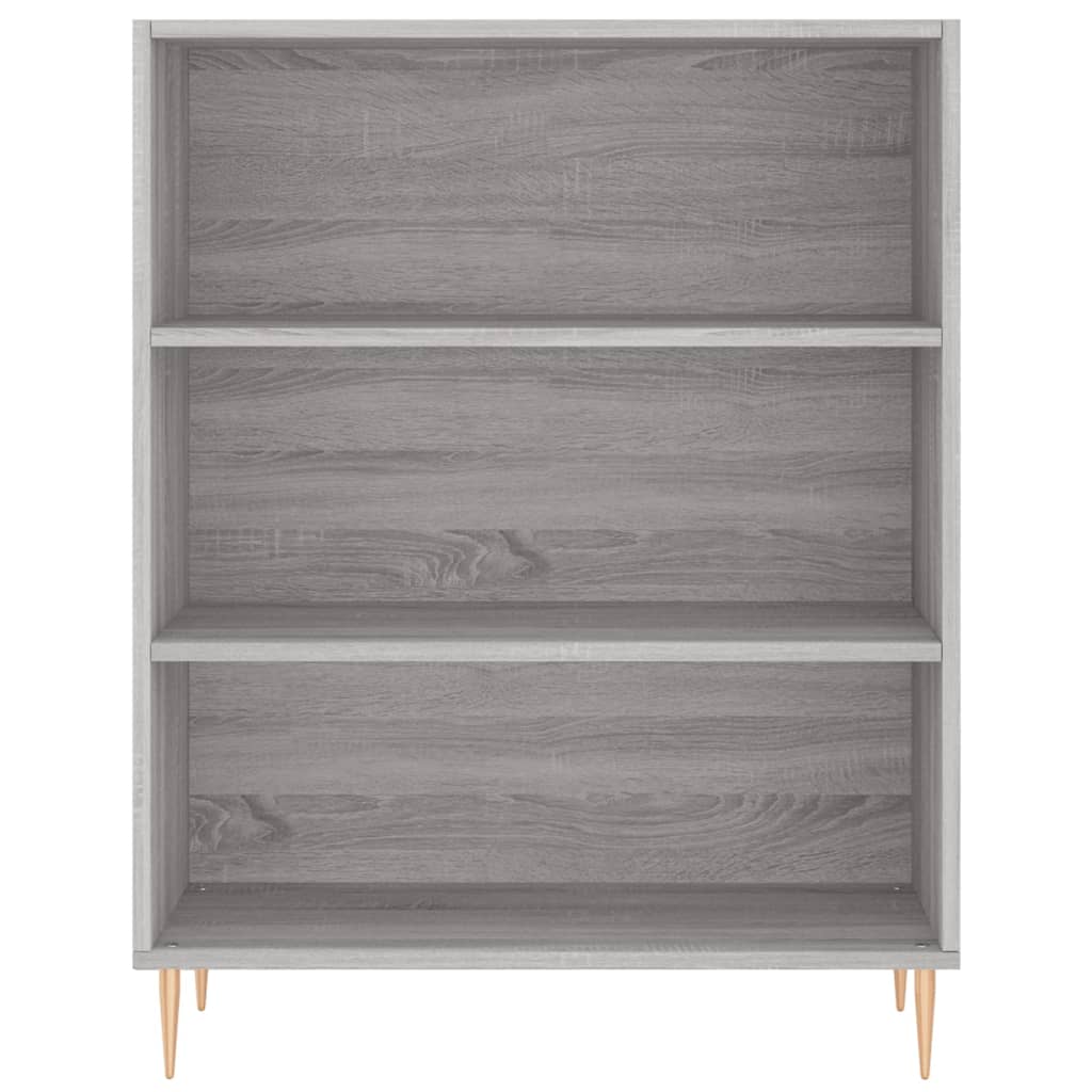 Ντουλάπι Sonoma Γκρι 69,5x32,5x180 εκ. Επεξεργασμένο Ξύλο