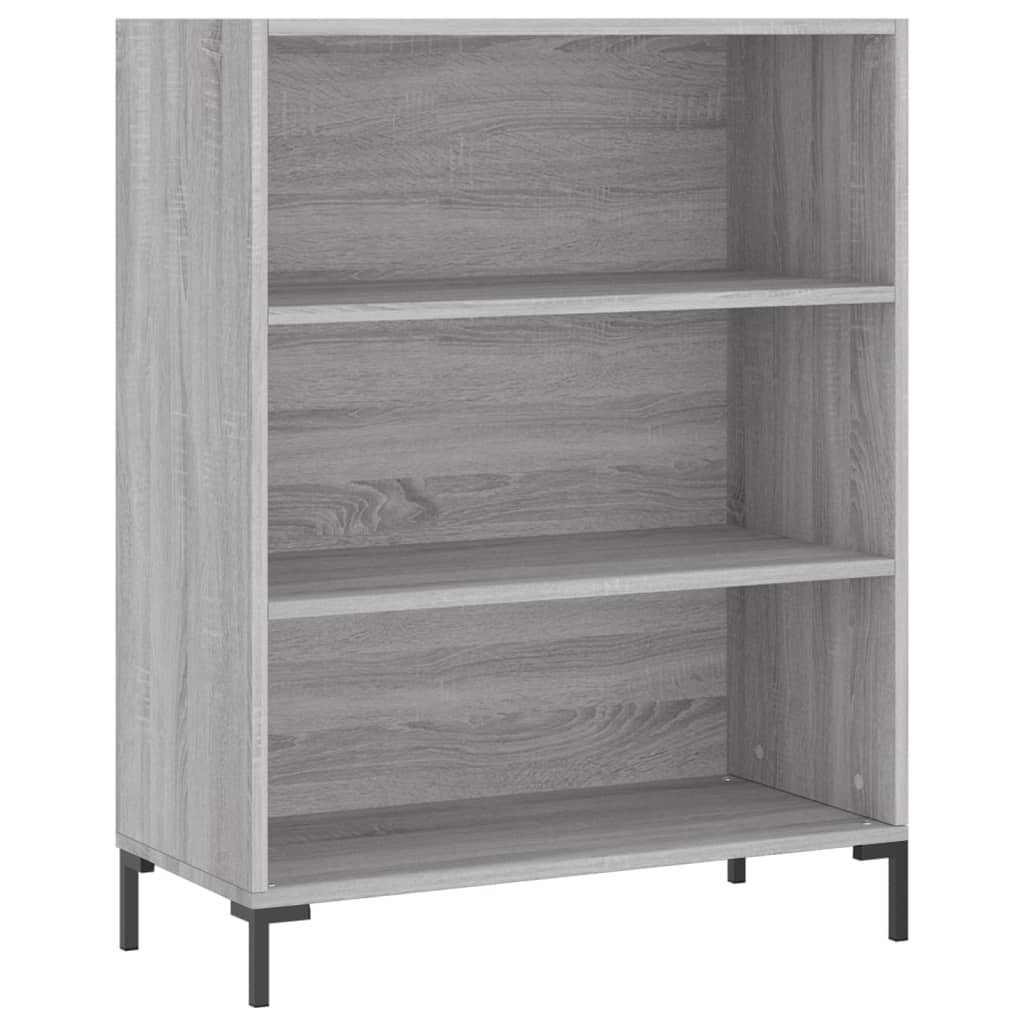 Ντουλάπι Sonoma Γκρι 69,5x32,5x180 εκ. Επεξεργασμένο Ξύλο