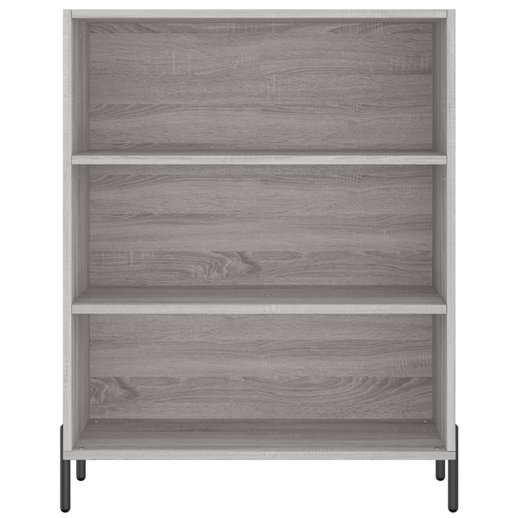 Ντουλάπι Sonoma Γκρι 69,5x32,5x180 εκ. Επεξεργασμένο Ξύλο