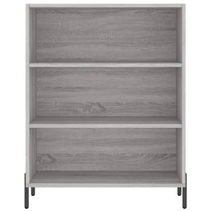 Ντουλάπι Sonoma Γκρι 69,5x32,5x180 εκ. Επεξεργασμένο Ξύλο