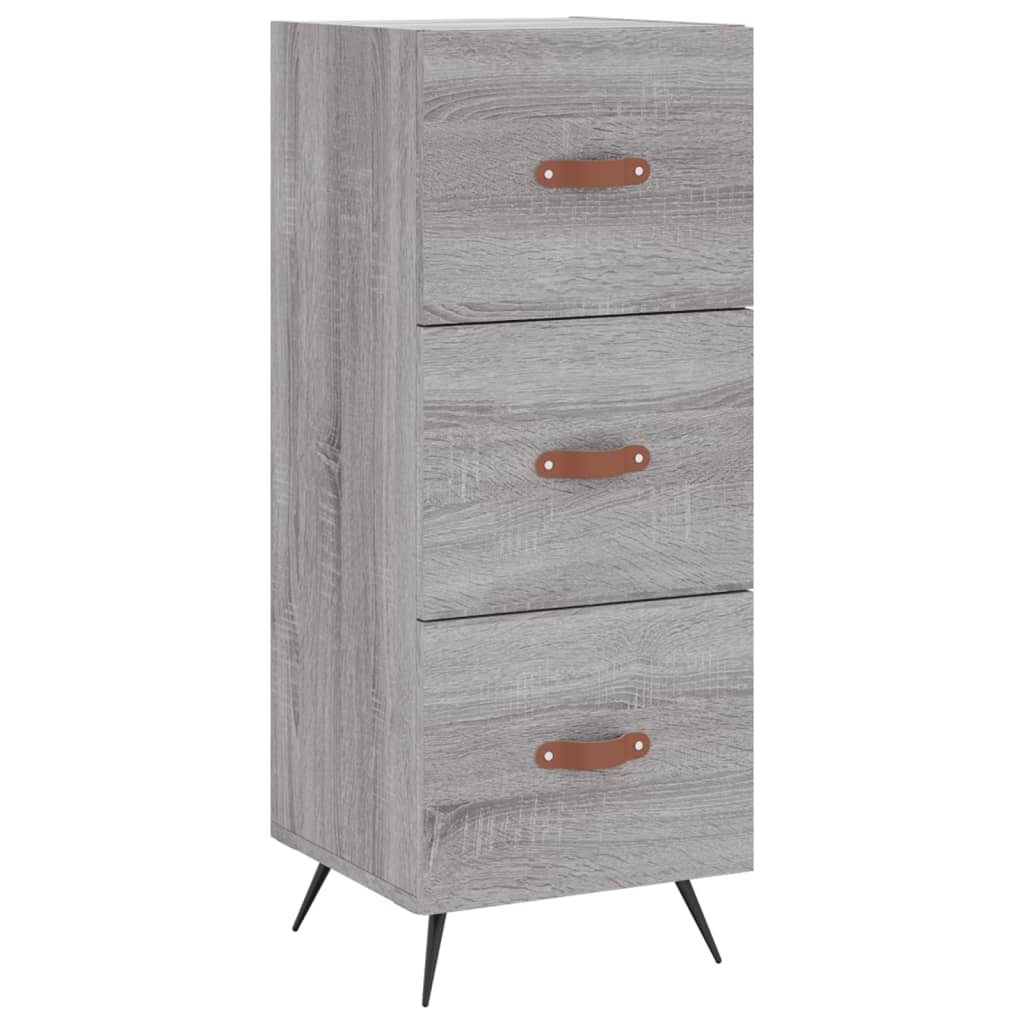 Μπουφές Sonoma Γκρι 34,5 x 34 x 180 εκ. από Επεξεργασμένο Ξύλο