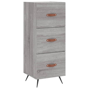 Μπουφές Sonoma Γκρι 34,5 x 34 x 180 εκ. από Επεξεργασμένο Ξύλο