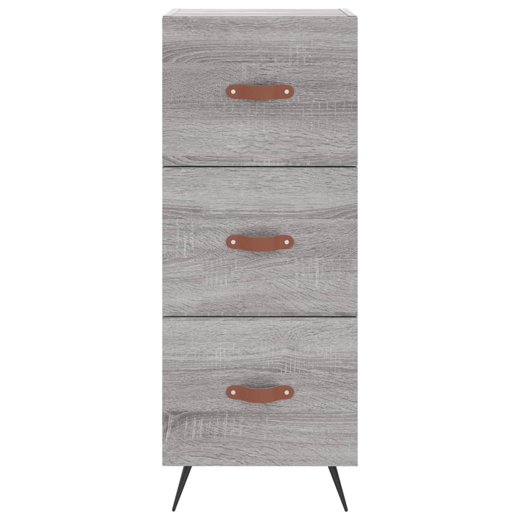 Μπουφές Sonoma Γκρι 34,5 x 34 x 180 εκ. από Επεξεργασμένο Ξύλο