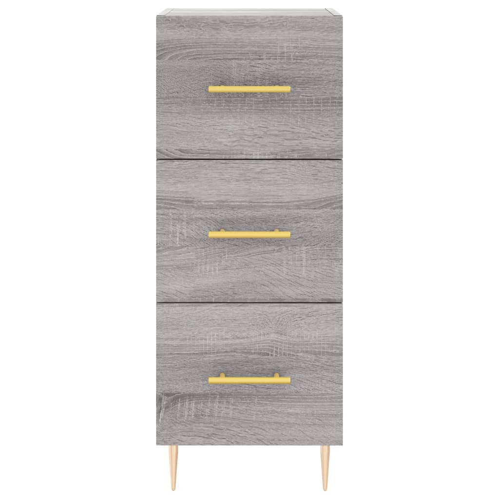 Μπουφές Sonoma Γκρι 34,5 x 34 x 180 εκ. από Επεξεργασμένο Ξύλο