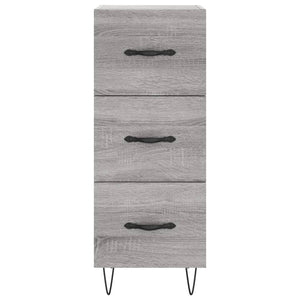 Μπουφές Sonoma Γκρι 34,5 x 34 x 180 εκ. από Επεξεργασμένο Ξύλο