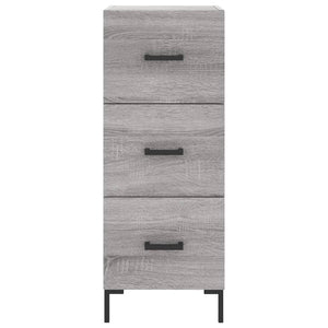 Μπουφές Sonoma Γκρι 34,5 x 34 x 180 εκ. από Επεξεργασμένο Ξύλο