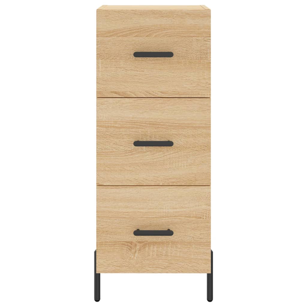 Μπουφές Sonoma δρυς 34,5 x 34 x 180 εκ. από Επεξεργασμένο Ξύλο