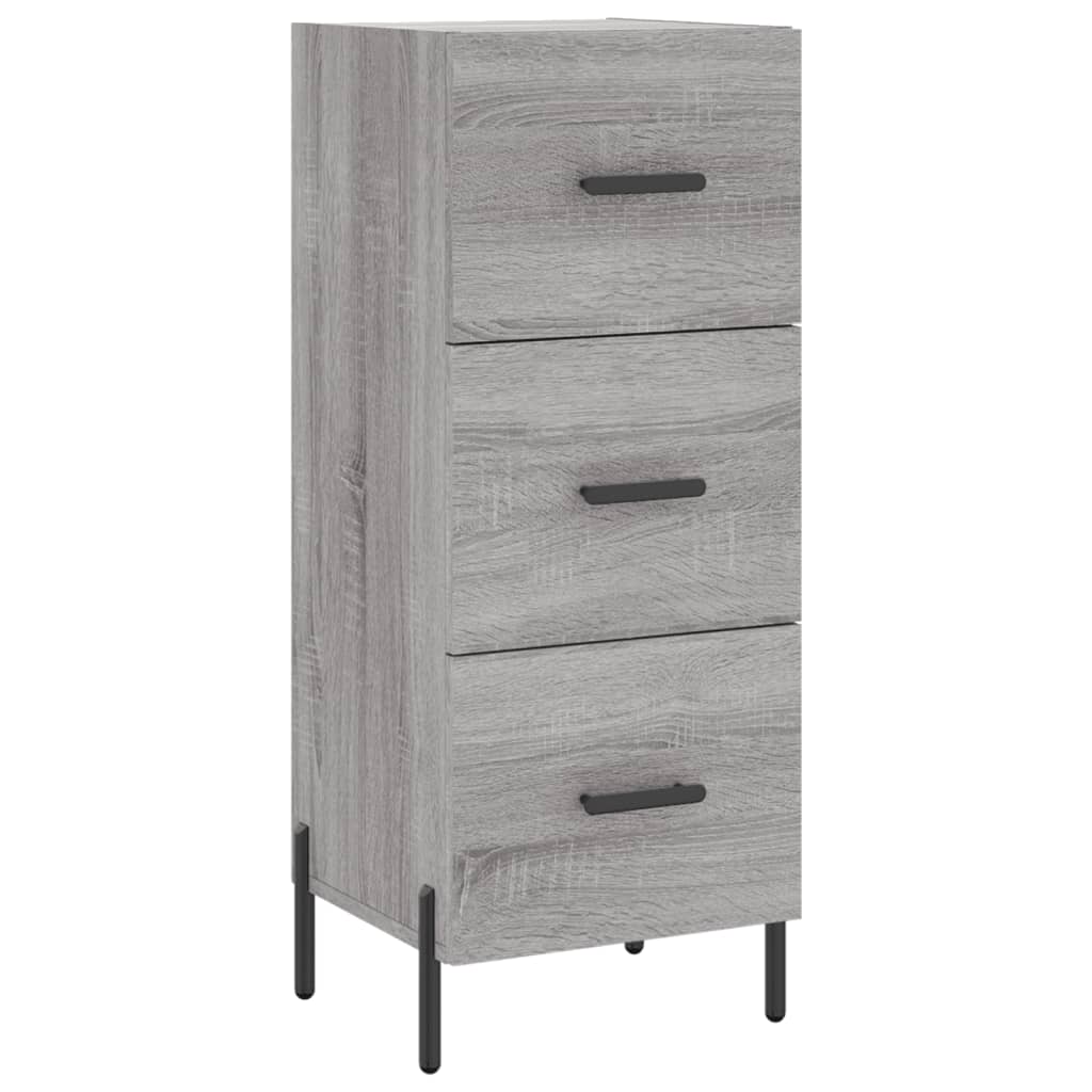 Μπουφές Sonoma Γκρι 34,5 x 34 x 180 εκ. από Επεξεργασμένο Ξύλο