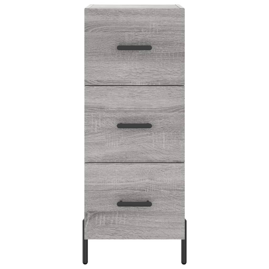Μπουφές Sonoma Γκρι 34,5 x 34 x 180 εκ. από Επεξεργασμένο Ξύλο