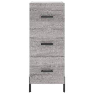 Μπουφές Sonoma Γκρι 34,5 x 34 x 180 εκ. από Επεξεργασμένο Ξύλο