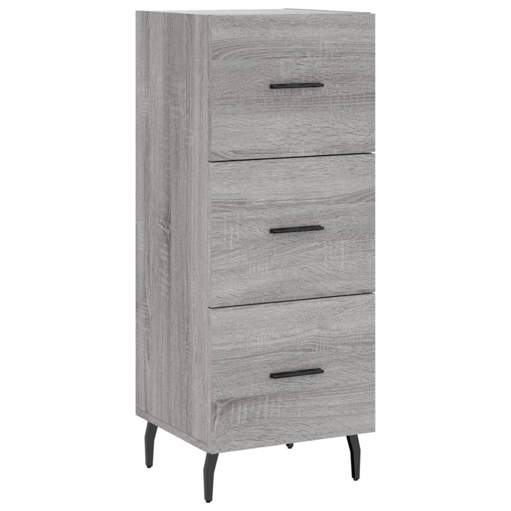 Μπουφές Sonoma Γκρι 34,5 x 34 x 180 εκ. από Επεξεργασμένο Ξύλο