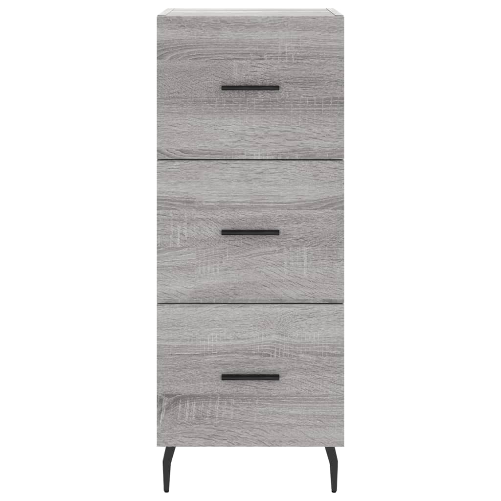 Μπουφές Sonoma Γκρι 34,5 x 34 x 180 εκ. από Επεξεργασμένο Ξύλο