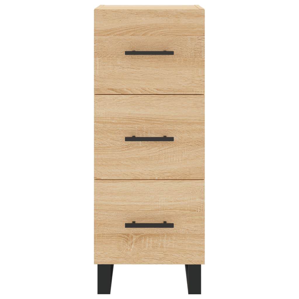 Μπουφές Sonoma δρυς 34,5 x 34 x 180 εκ. από Επεξεργασμένο Ξύλο