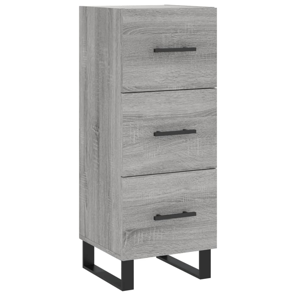 Μπουφές Sonoma Γκρι 34,5 x 34 x 180 εκ. από Επεξεργασμένο Ξύλο