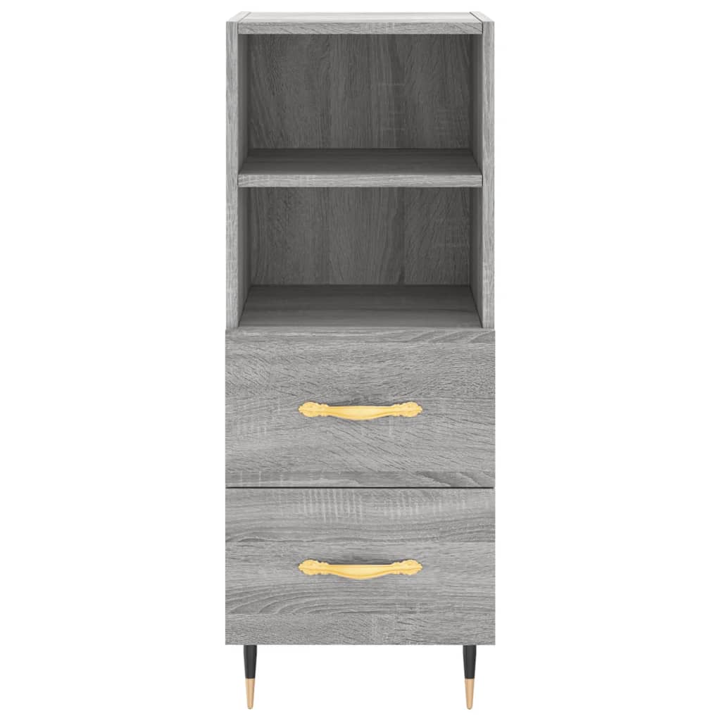 Μπουφές Sonoma Γκρι 34,5 x 34 x 180 εκ. από Επεξεργασμένο Ξύλο