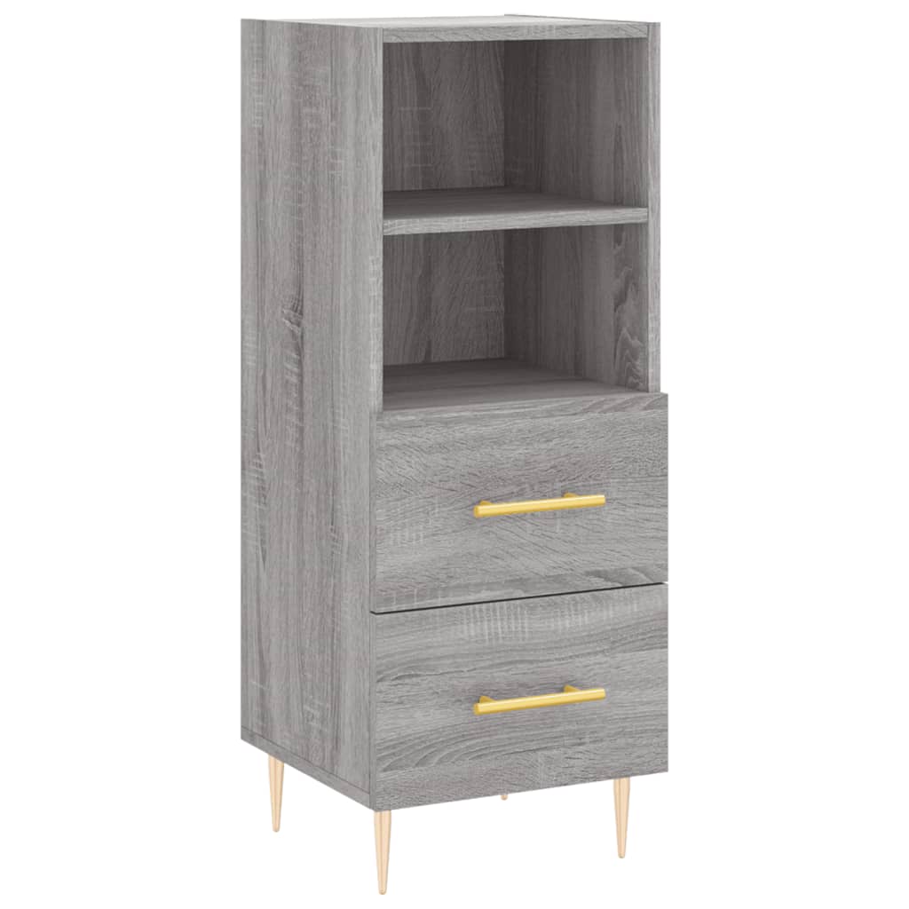 Μπουφές Sonoma Γκρι 34,5 x 34 x 180 εκ. από Επεξεργασμένο Ξύλο