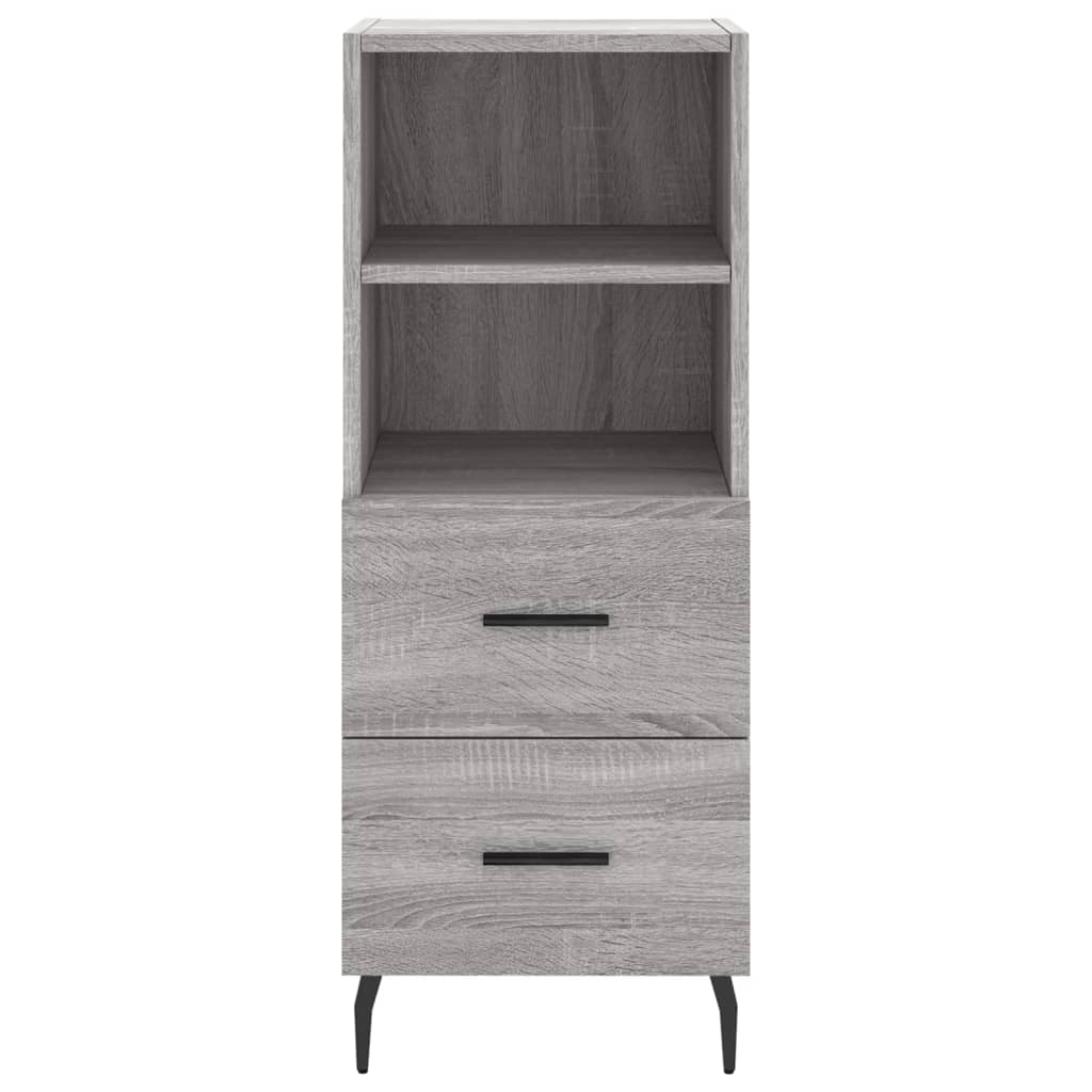 Μπουφές Sonoma Γκρι 34,5 x 34 x 180 εκ. από Επεξεργασμένο Ξύλο