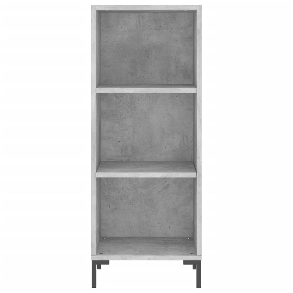 Ντουλάπι Γκρι Σκυρ. 34,5 x 32,5 x 180εκ. από Επεξεργασμένο ξύλο