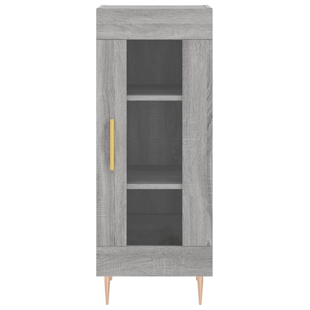 Μπουφές Sonoma Γκρι 34,5 x 34 x 180 εκ. από Επεξεργασμένο Ξύλο