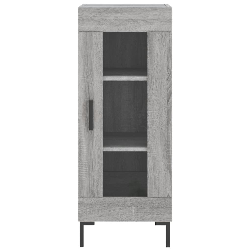 Μπουφές Sonoma Γκρι 34,5 x 34 x 180 εκ. από Επεξεργασμένο Ξύλο