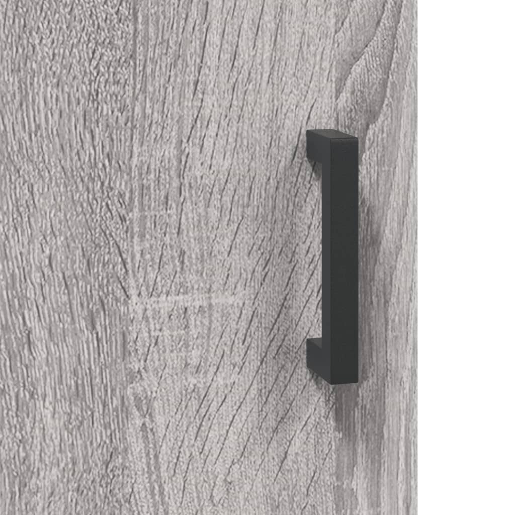 Μπουφές Sonoma Γκρι 34,5 x 34 x 180 εκ. από Επεξεργασμένο Ξύλο