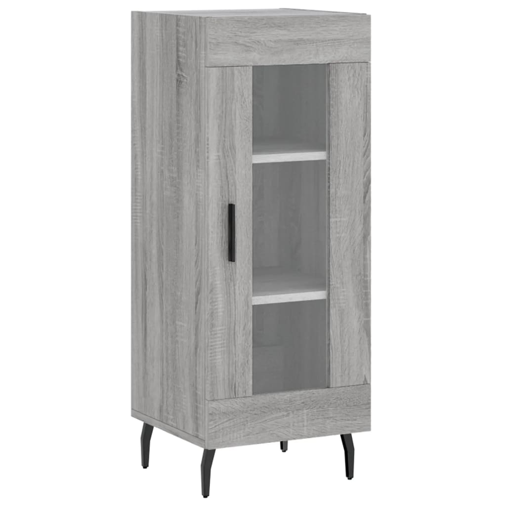 Μπουφές Sonoma Γκρι 34,5 x 34 x 180 εκ. από Επεξεργασμένο Ξύλο