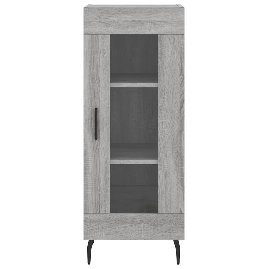 Μπουφές Sonoma Γκρι 34,5 x 34 x 180 εκ. από Επεξεργασμένο Ξύλο