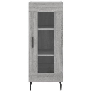 Μπουφές Sonoma Γκρι 34,5 x 34 x 180 εκ. από Επεξεργασμένο Ξύλο