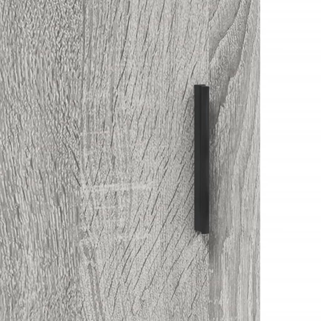 Μπουφές Sonoma Γκρι 34,5 x 34 x 180 εκ. από Επεξεργασμένο Ξύλο
