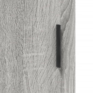 Μπουφές Sonoma Γκρι 34,5 x 34 x 180 εκ. από Επεξεργασμένο Ξύλο