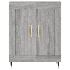 Ντουλάπι Γκρι Sonoma 69,5 x 34 x 180 εκ. Επεξεργασμένο Ξύλο