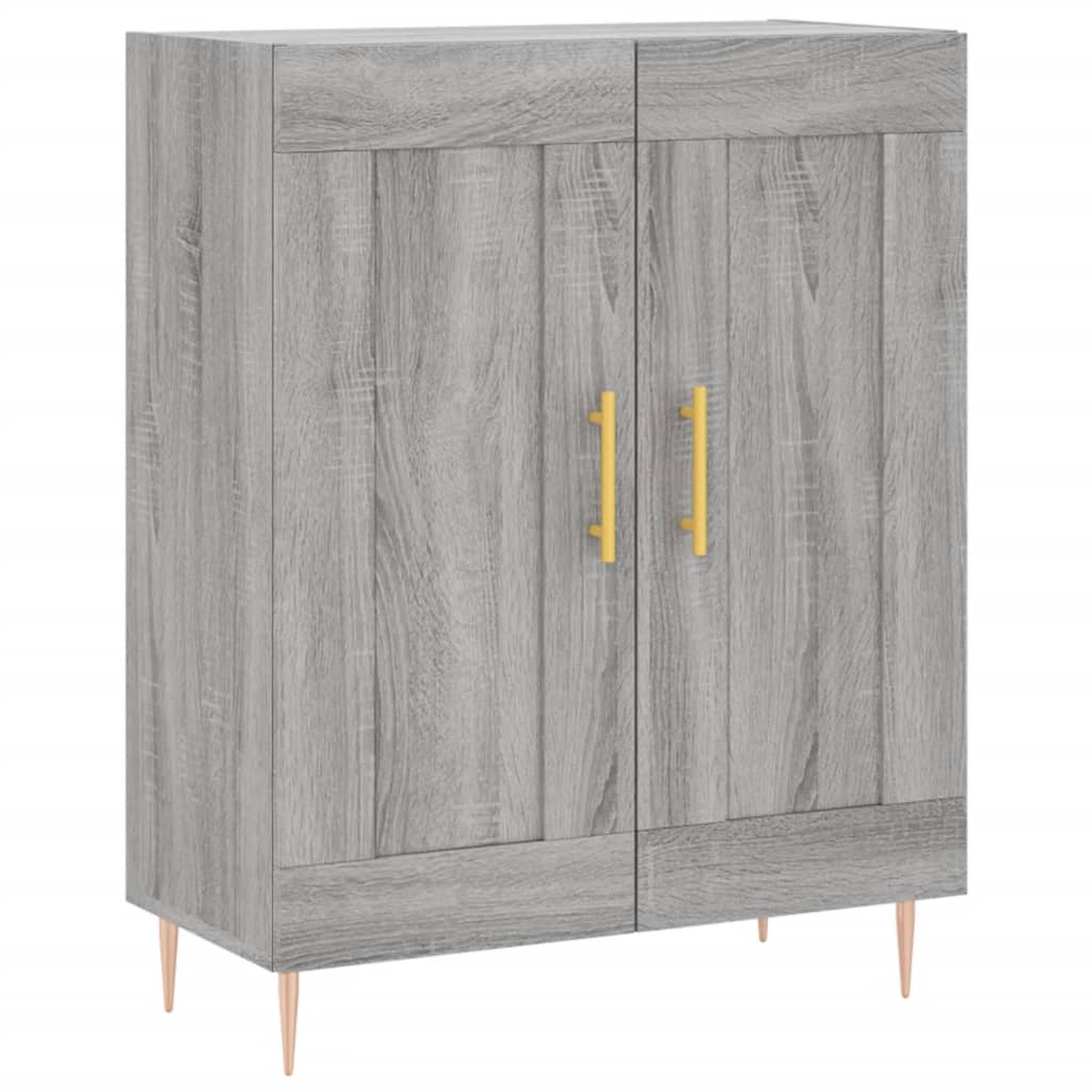 Ντουλάπι Γκρι Sonoma 69,5 x 34 x 180 εκ. Επεξεργασμένο Ξύλο