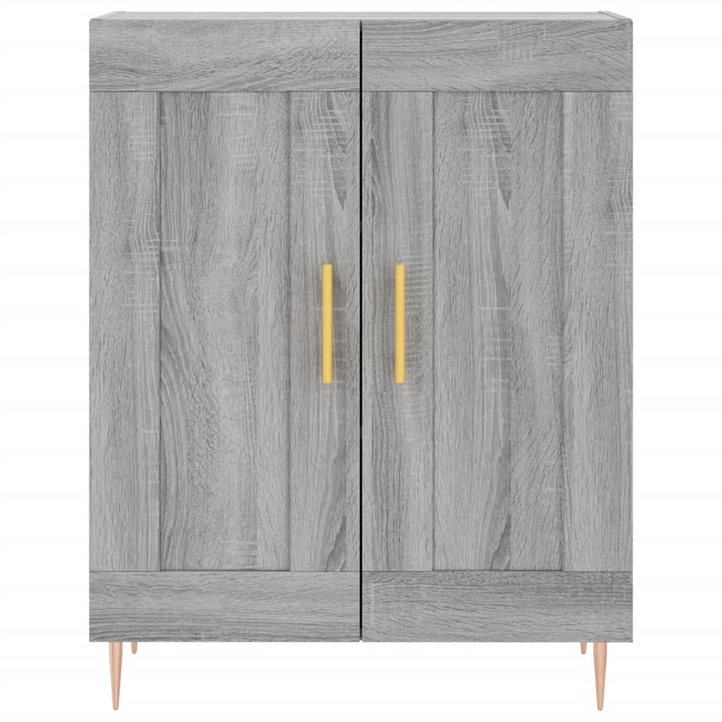 Ντουλάπι Γκρι Sonoma 69,5 x 34 x 180 εκ. Επεξεργασμένο Ξύλο