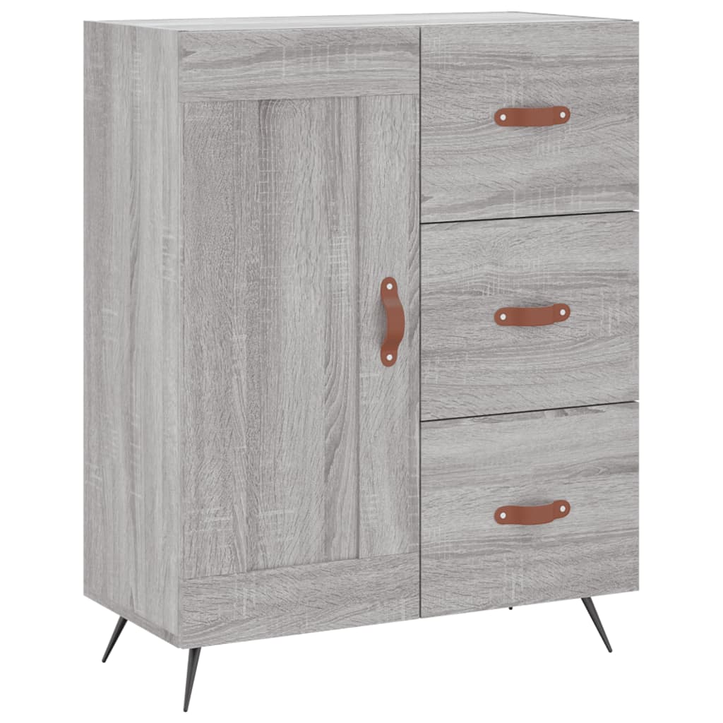 Ντουλάπι Γκρι Sonoma 69,5 x 34 x 180 εκ. Επεξεργασμένο Ξύλο - Pakobazaar