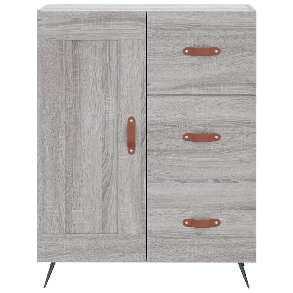Ντουλάπι Γκρι Sonoma 69,5 x 34 x 180 εκ. Επεξεργασμένο Ξύλο - Pakobazaar