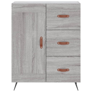 Ντουλάπι Γκρι Sonoma 69,5 x 34 x 180 εκ. Επεξεργασμένο Ξύλο - Pakobazaar