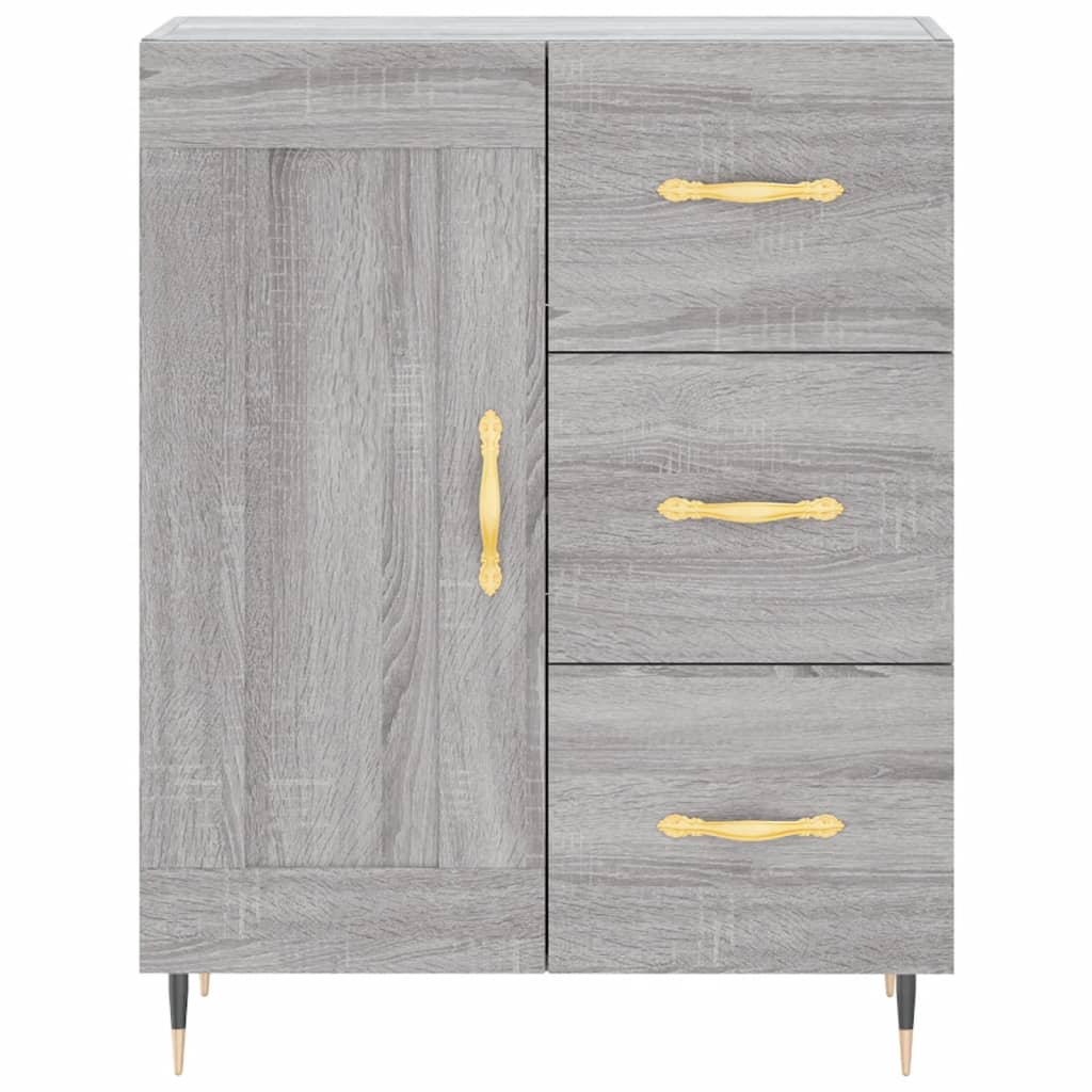 Ντουλάπι Γκρι Sonoma 69,5 x 34 x 180 εκ. Επεξεργασμένο Ξύλο