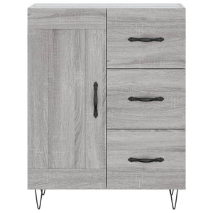Ντουλάπι Γκρι Sonoma 69,5 x 34 x 180 εκ. Επεξεργασμένο Ξύλο